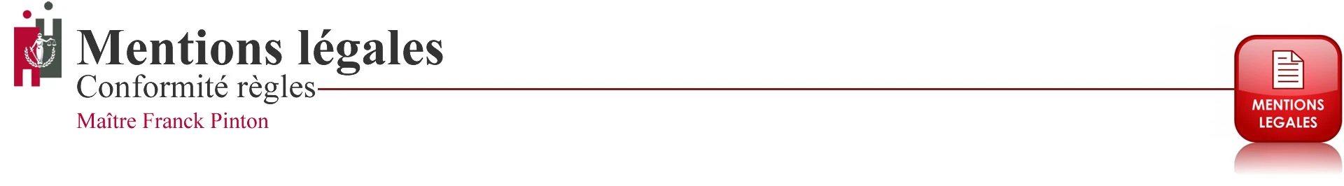 bandeau mentions legales